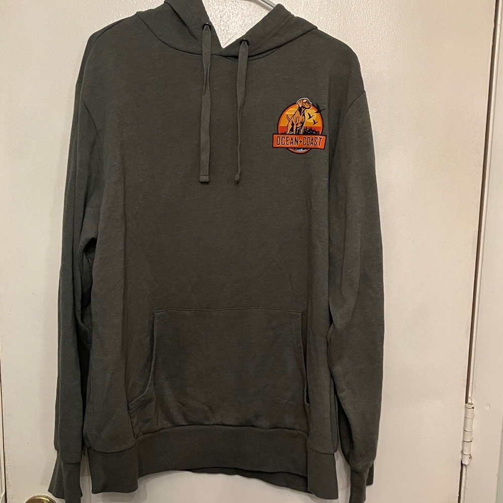 Ocean Coast Green Hoodie for Men